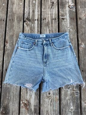 Simple Society Light Blue Denim Cutoff Shorts